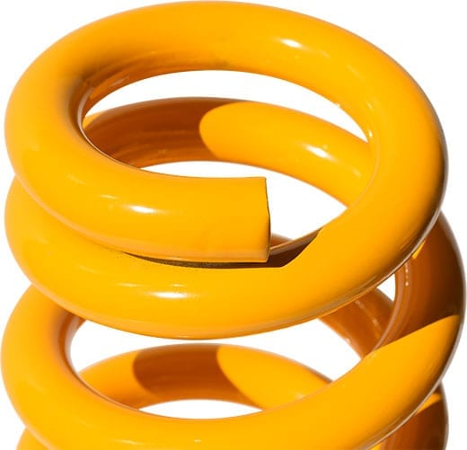 Close up of coil spring